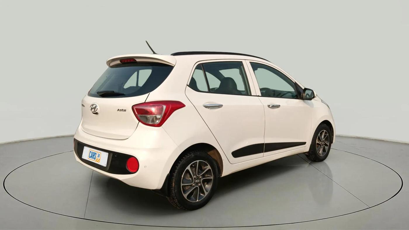 2018 Hyundai Grand i10 ASTA 1.2 KAPPA VTVT, Petrol, Manual, 47,294 km, Right Back Diagonal