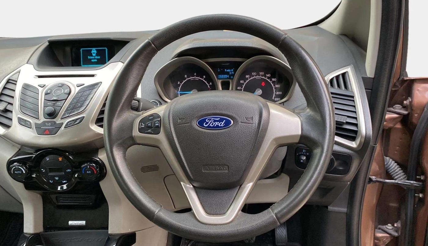2016 Ford Ecosport TITANIUM 1.5L PETROL, Petrol, Manual, 68,718 km, Steering Wheel Close Up