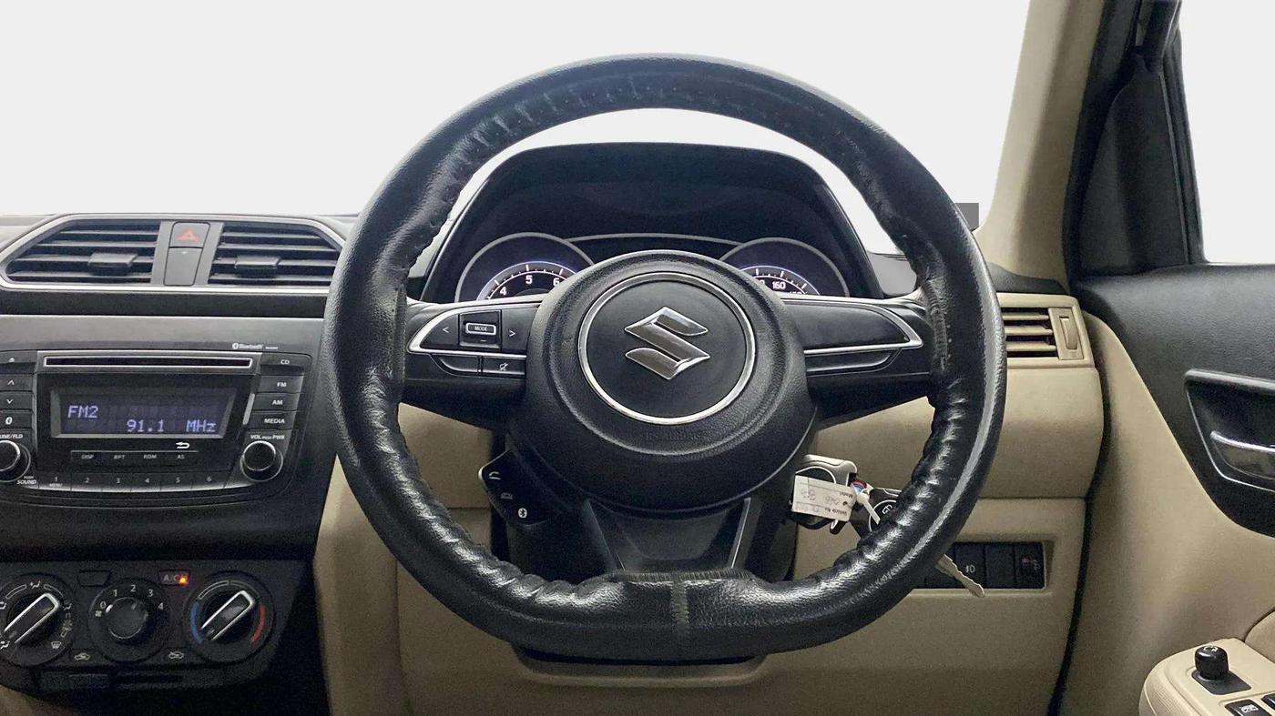 2019 Maruti Dzire VXI, Petrol, Manual, 79,719 km, Steering Wheel Close Up