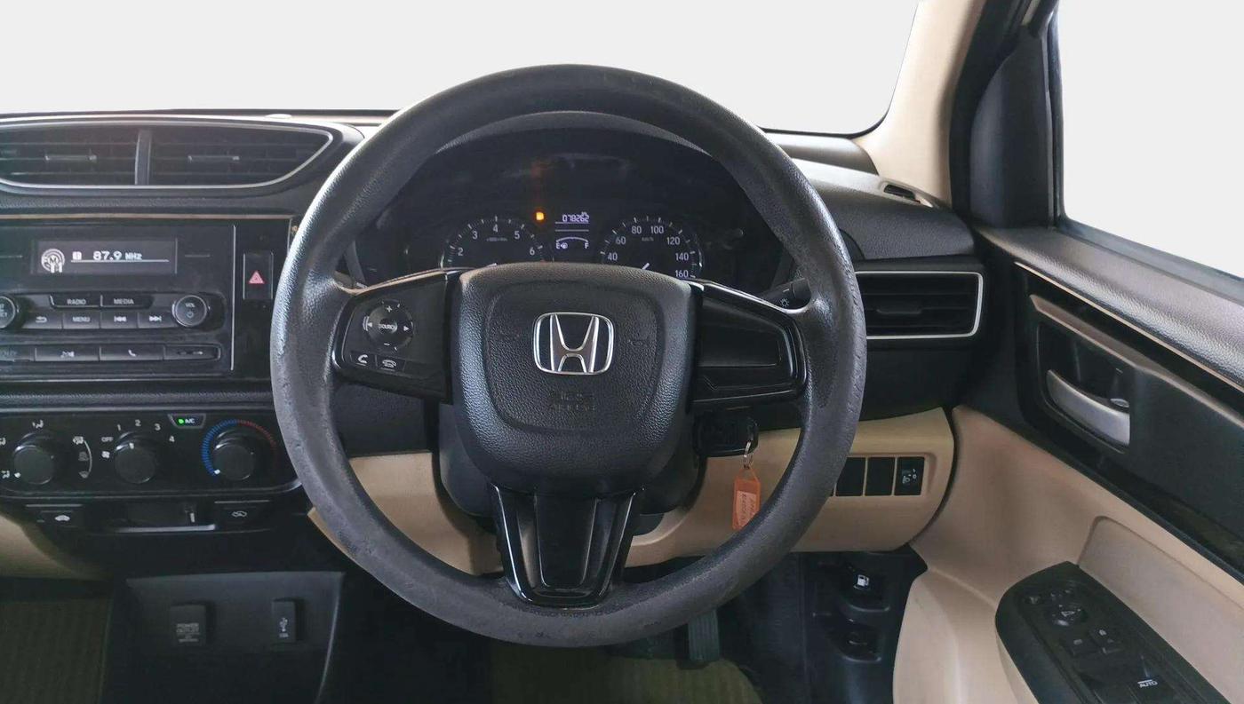 2019 Honda Amaze 1.2L I-VTEC S, Petrol, Manual, 78,249 km, Steering Wheel Close Up