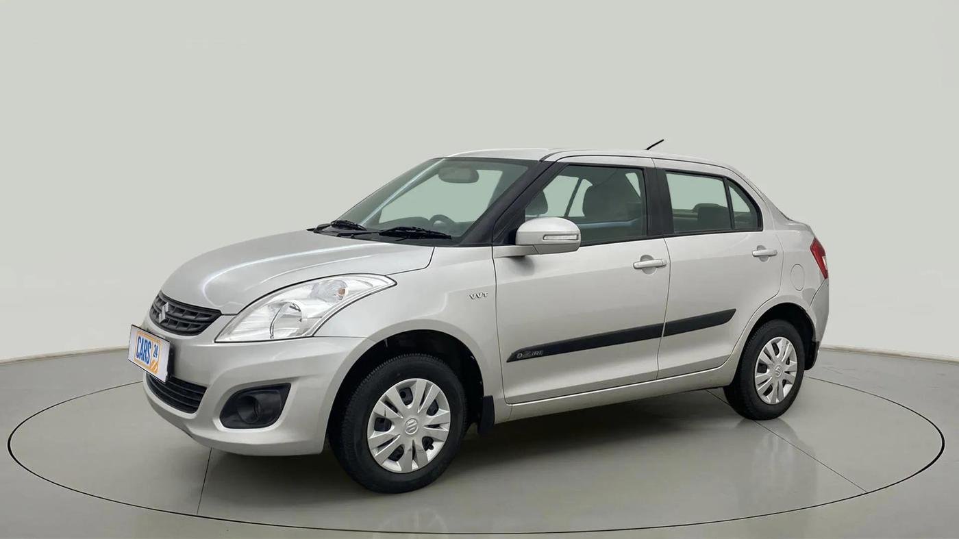 2014 Maruti Swift Dzire VXI, Petrol, Manual, 81,747 km, Left Front Diagonal