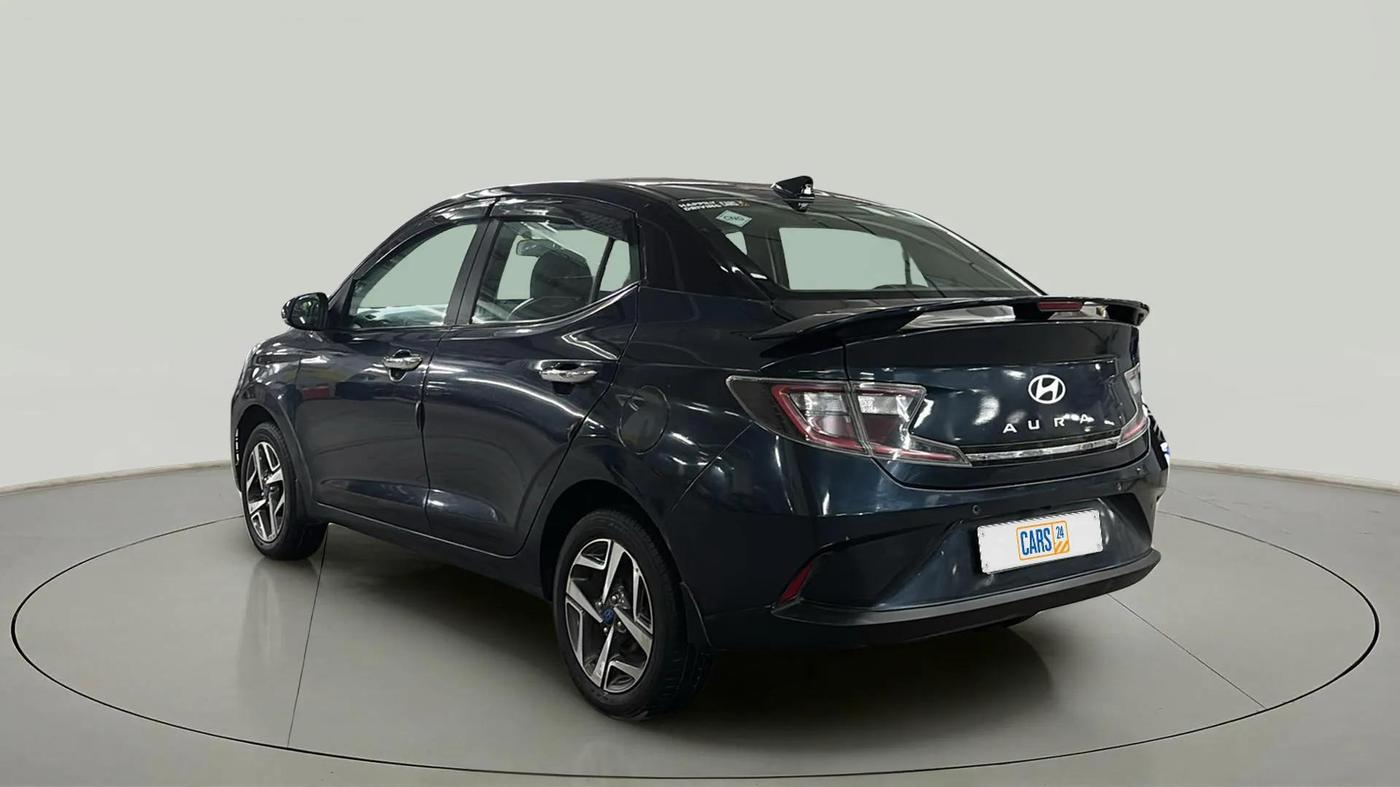 2023 Hyundai AURA SX 1.2 CNG, CNG, Manual, 47,591 km, Left Back Diagonal