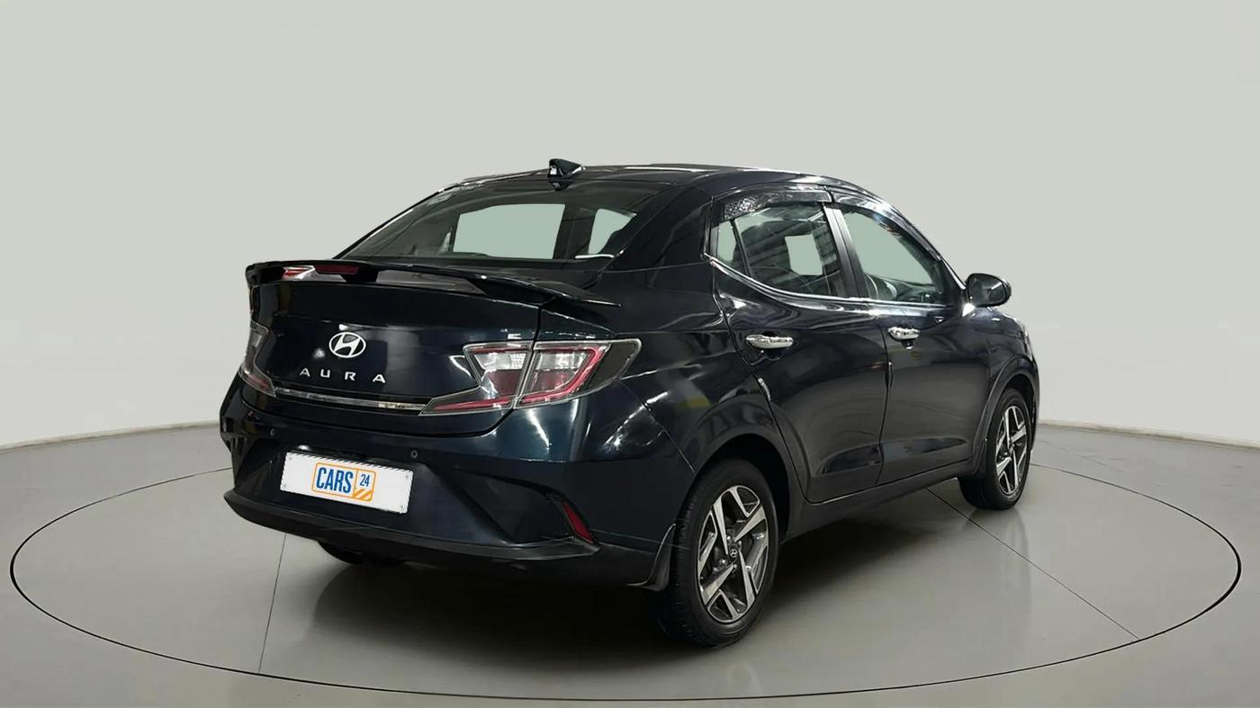 2023 Hyundai AURA SX 1.2 CNG, CNG, Manual, 47,591 km, Right Back Diagonal