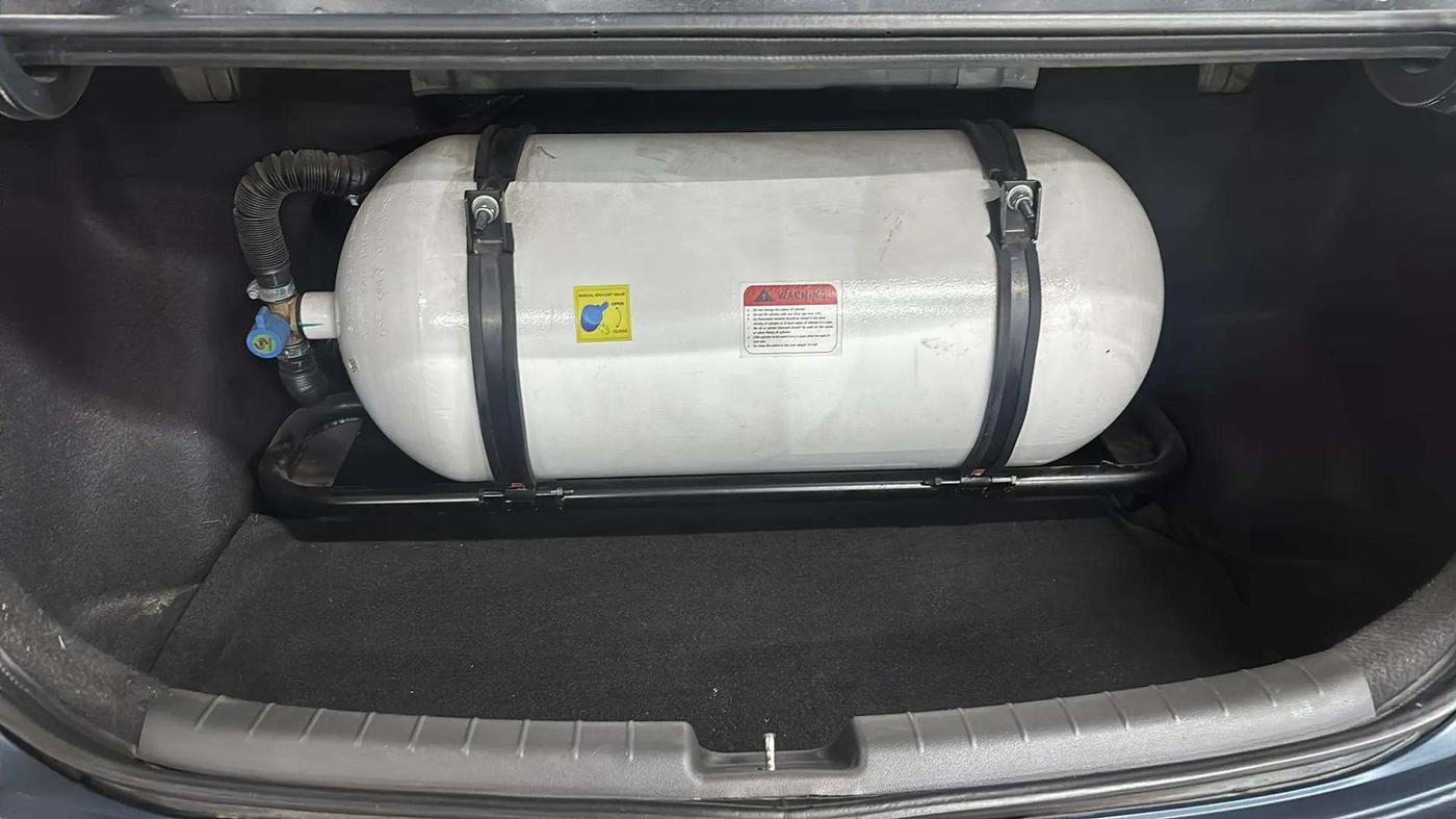 2023 Hyundai AURA SX 1.2 CNG, CNG, Manual, 47,591 km, Boot Inside