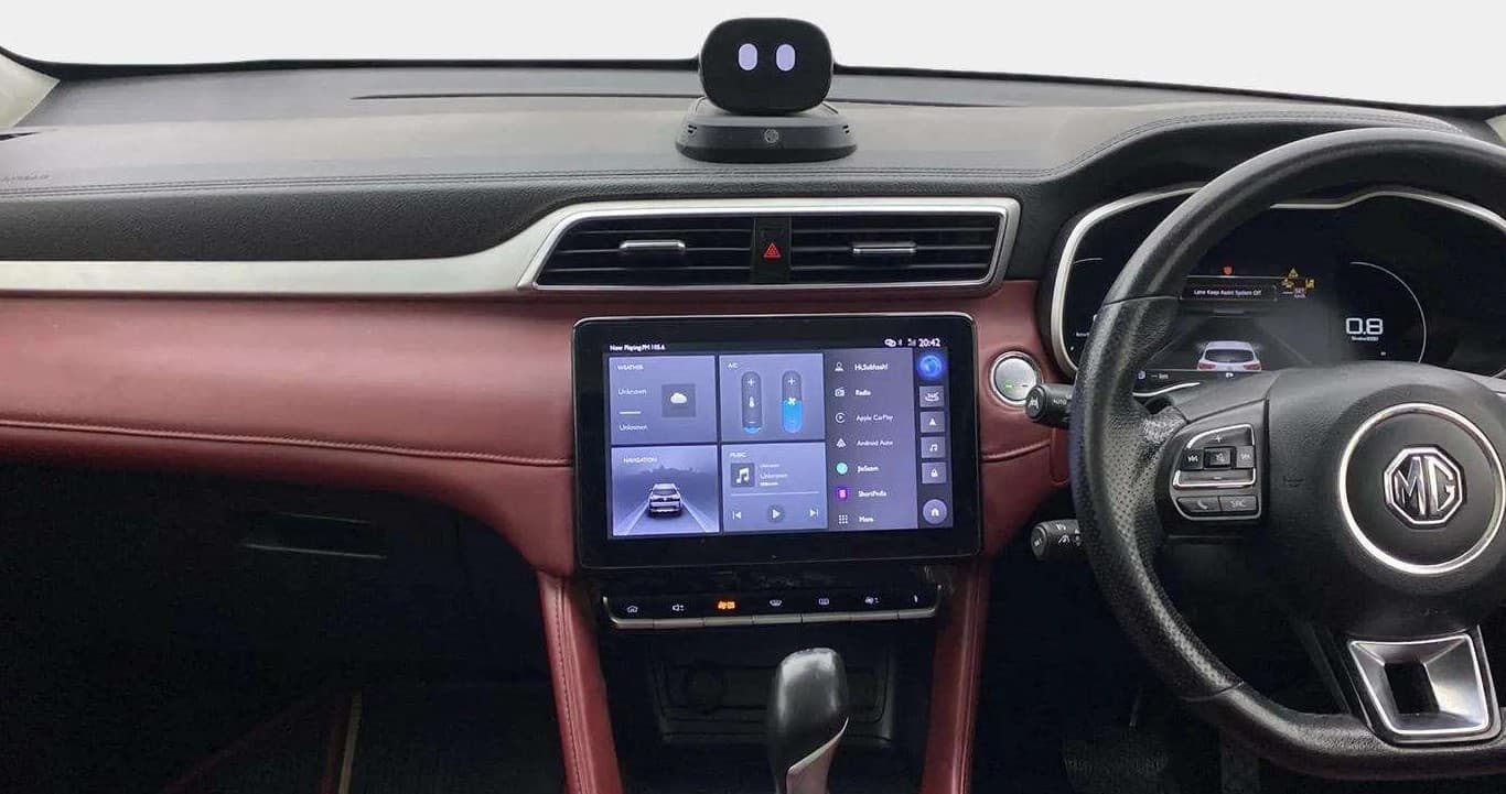 2021 MG ASTOR SAVVY 1.5 CVT S RED, Petrol, Automatic, 93,889 km, Air Conditioner