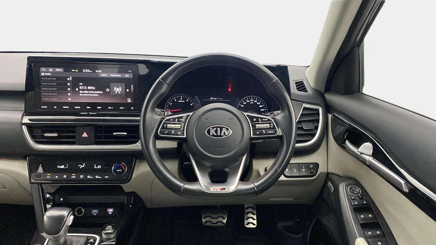 2019 KIA SELTOS GTX PLUS DCT 1.4 PETROL, Petrol, Automatic, 35,644 km, Steering Wheel Close Up