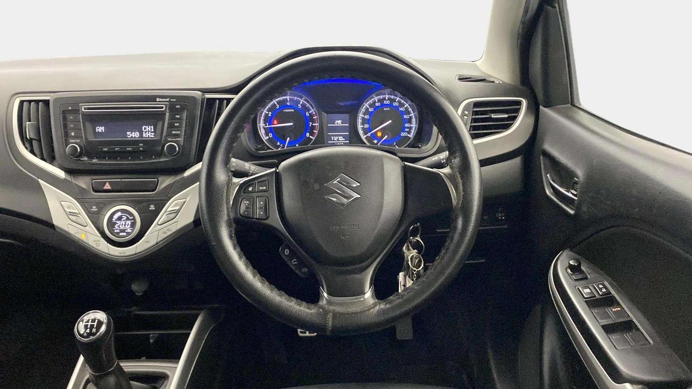 2018 Maruti Baleno DELTA PETROL 1.2, Petrol, Manual, 77,260 km, Steering Wheel Close Up