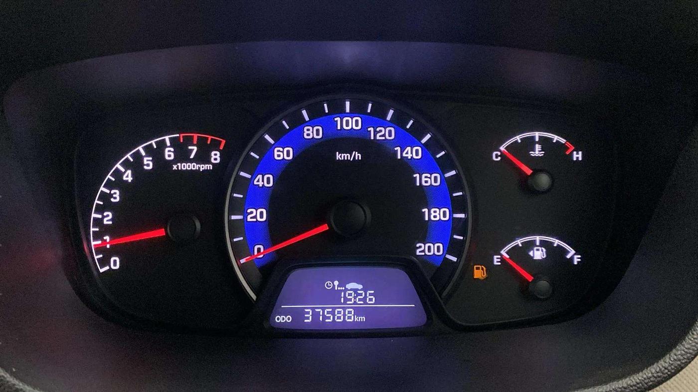 2014 Hyundai Xcent SX 1.2, Petrol, Manual, 37,561 km, Odometer Image
