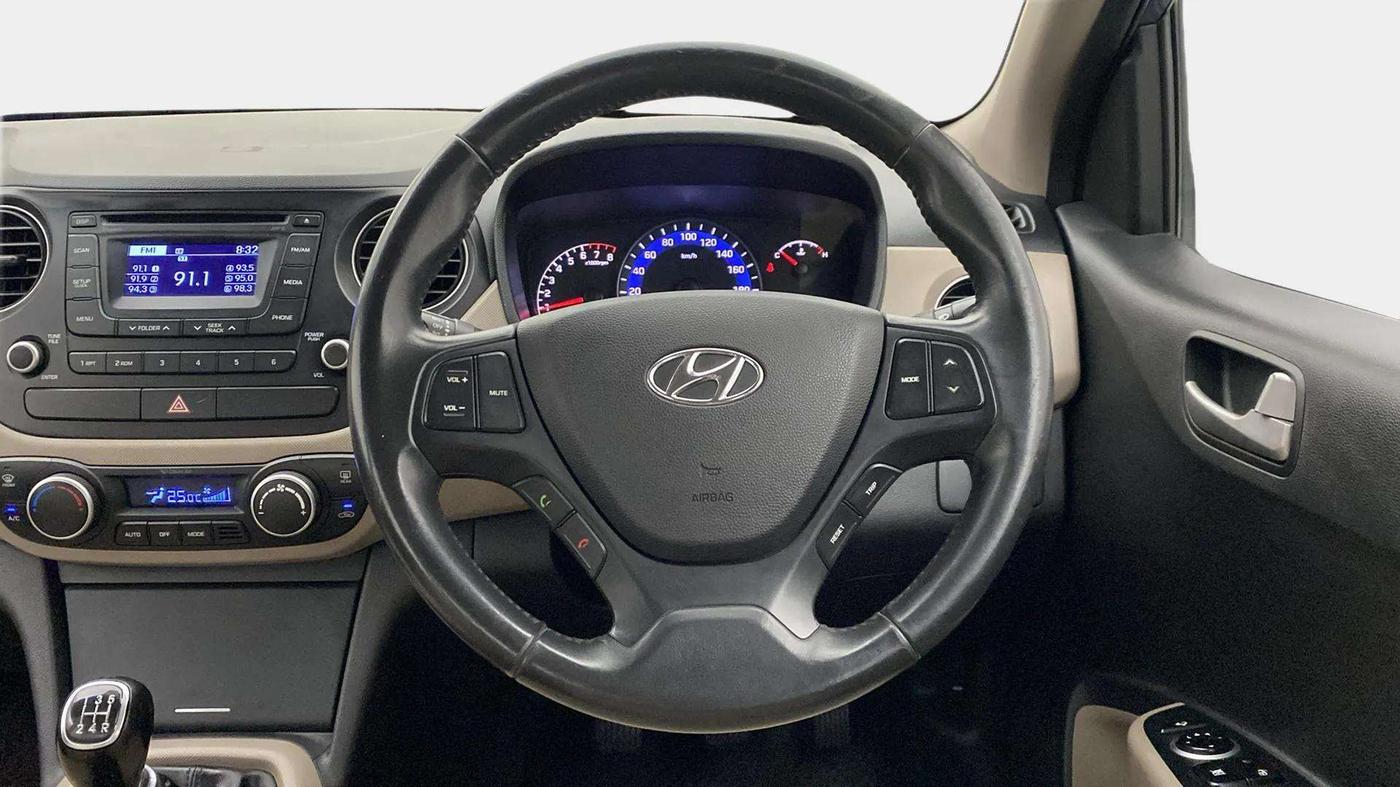 2014 Hyundai Xcent SX 1.2, Petrol, Manual, 37,561 km, Steering Wheel Close Up