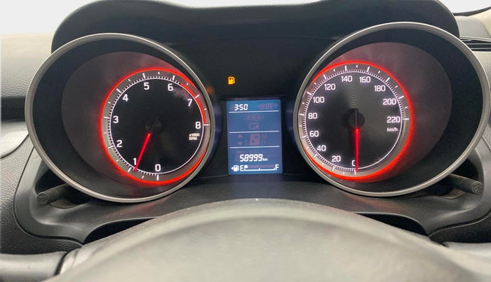 2018 Maruti Swift VXI, Petrol, Manual, 58,997 km, Odometer Image