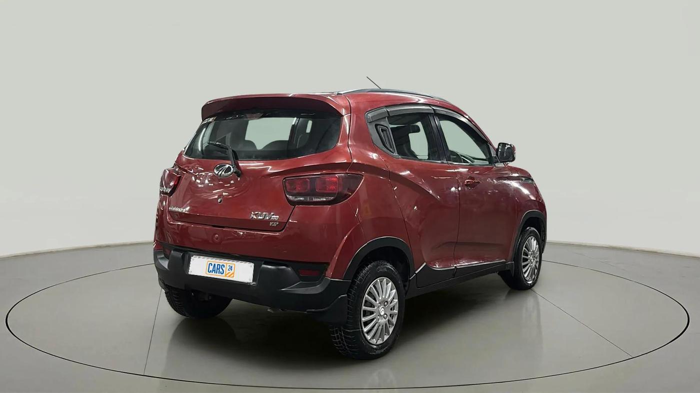 2016 Mahindra Kuv100 K6 PLUS 6 STR, Petrol, Manual, 46,427 km, Right Back Diagonal