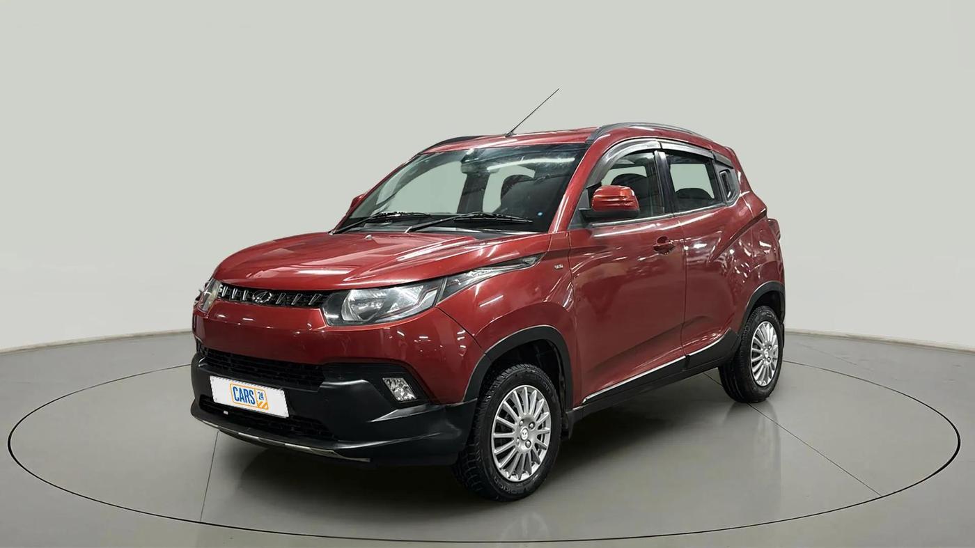 2016 Mahindra Kuv100 K6 PLUS 6 STR, Petrol, Manual, 46,427 km, Left Front Diagonal