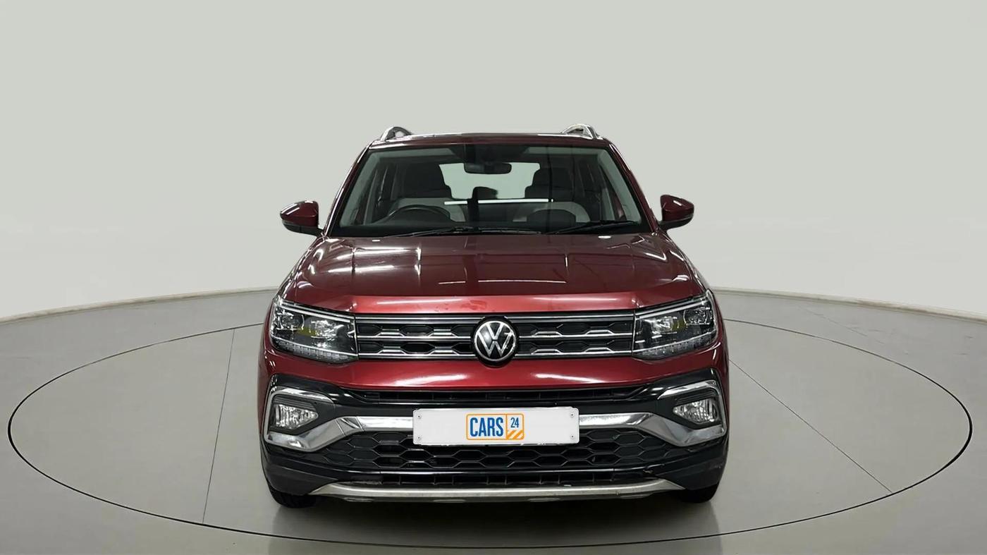 2022 Volkswagen TAIGUN TOPLINE 1.0 TSI AT, Petrol, Automatic, 35,611 km, Front