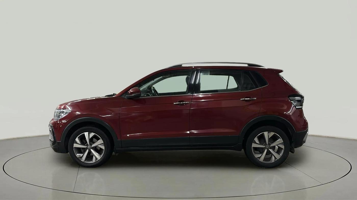 2022 Volkswagen TAIGUN TOPLINE 1.0 TSI AT, Petrol, Automatic, 35,611 km, Left Side