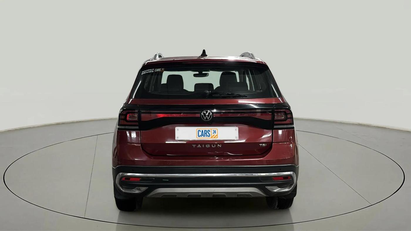 2022 Volkswagen TAIGUN TOPLINE 1.0 TSI AT, Petrol, Automatic, 35,611 km, Back/Rear