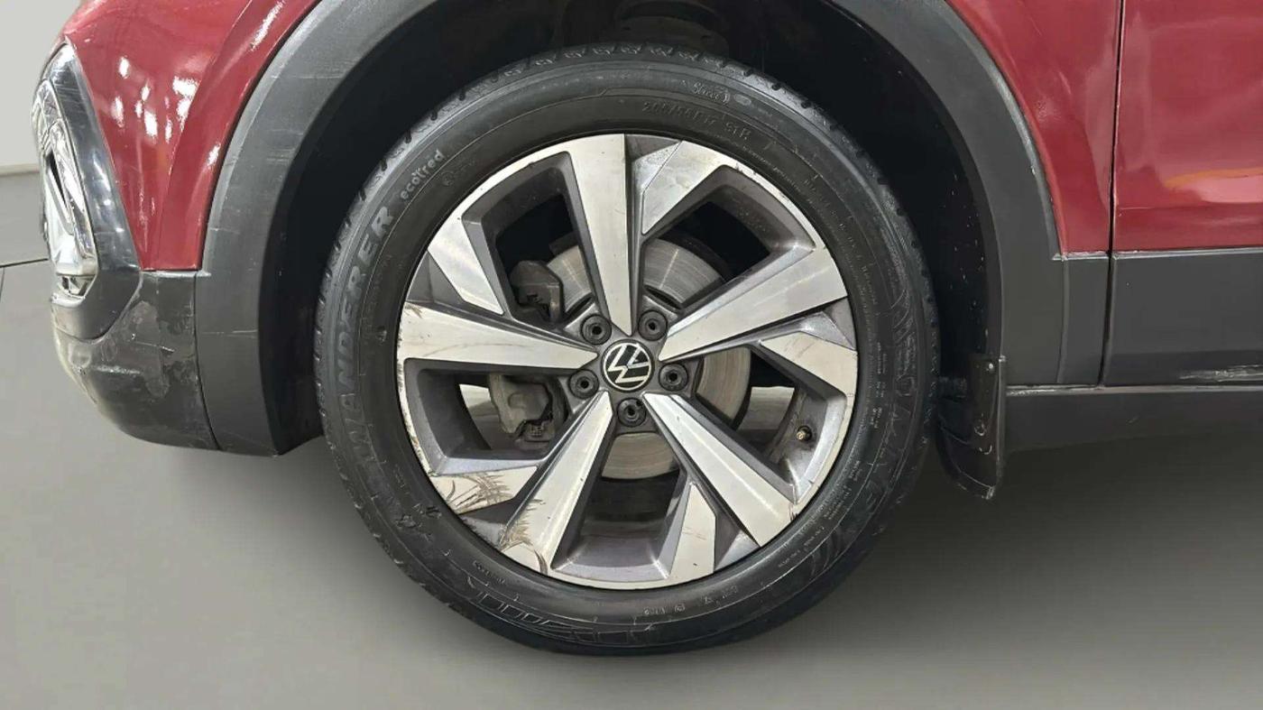 2022 Volkswagen TAIGUN TOPLINE 1.0 TSI AT, Petrol, Automatic, 35,611 km, Left Front Wheel