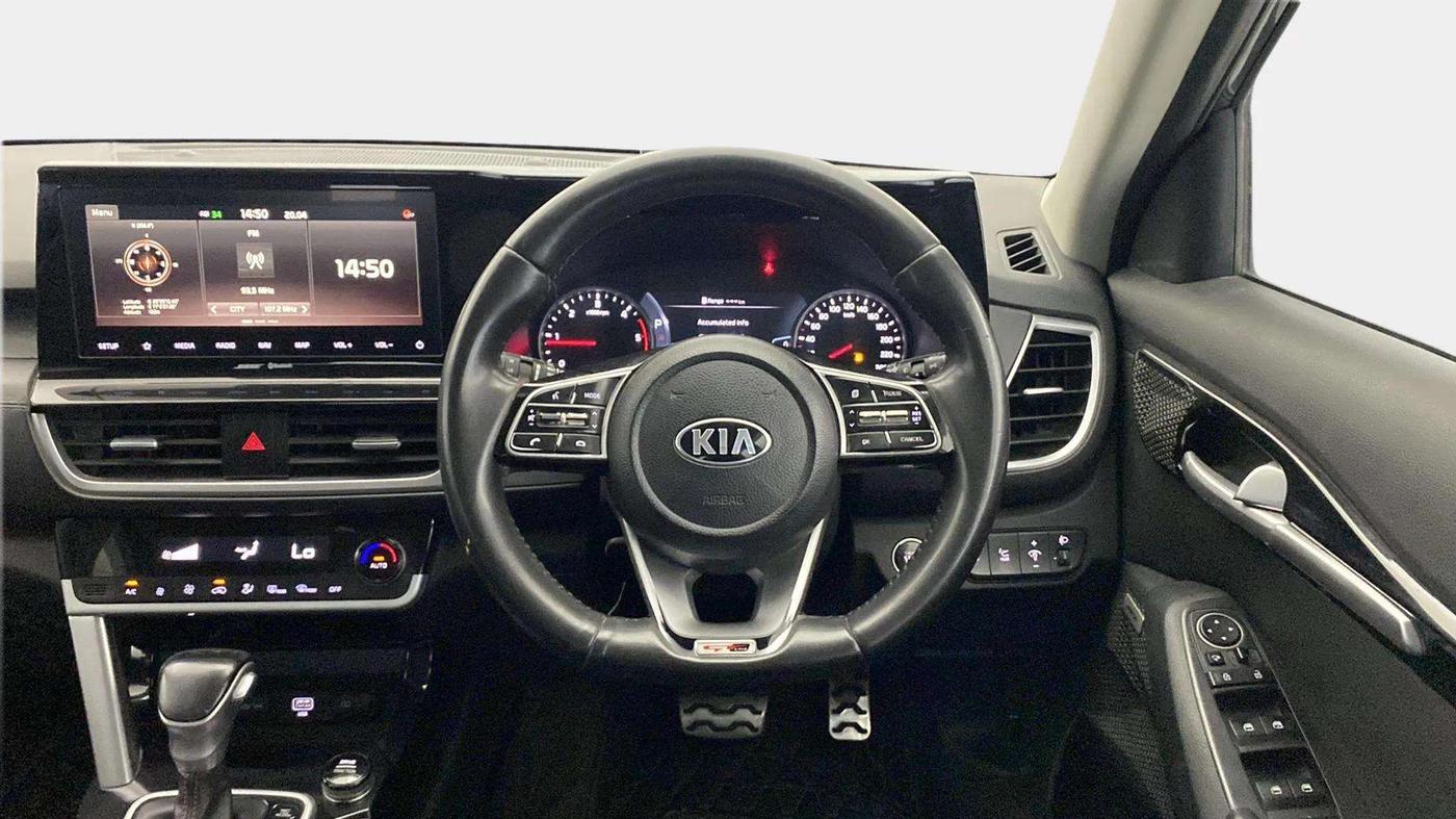2020 KIA SELTOS GTX PLUS AT 1.5 DIESEL, Diesel, Automatic, 73,072 km, Steering Wheel Close Up