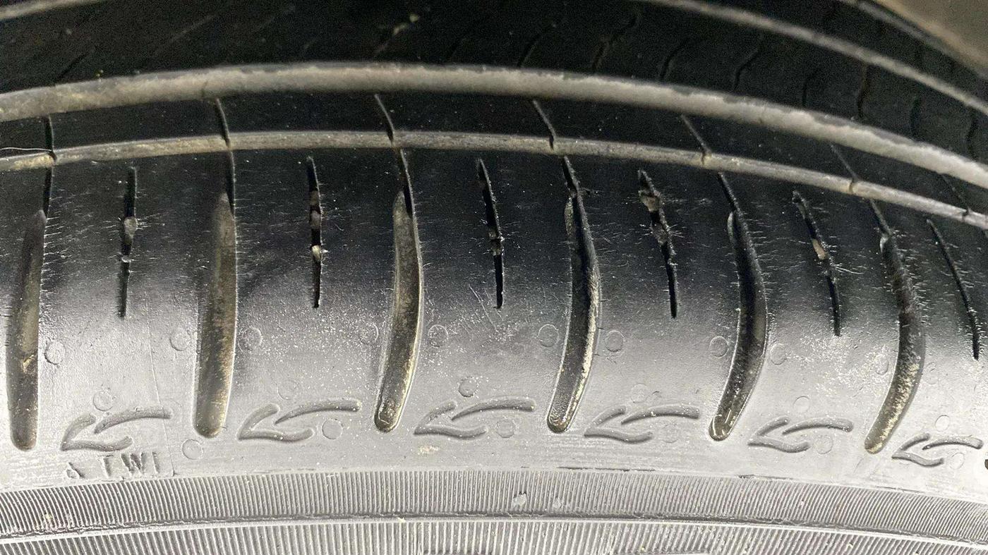 2023 Hyundai AURA SX 1.2, Petrol, Manual, 16,250 km, Left Rear Tyre Tread