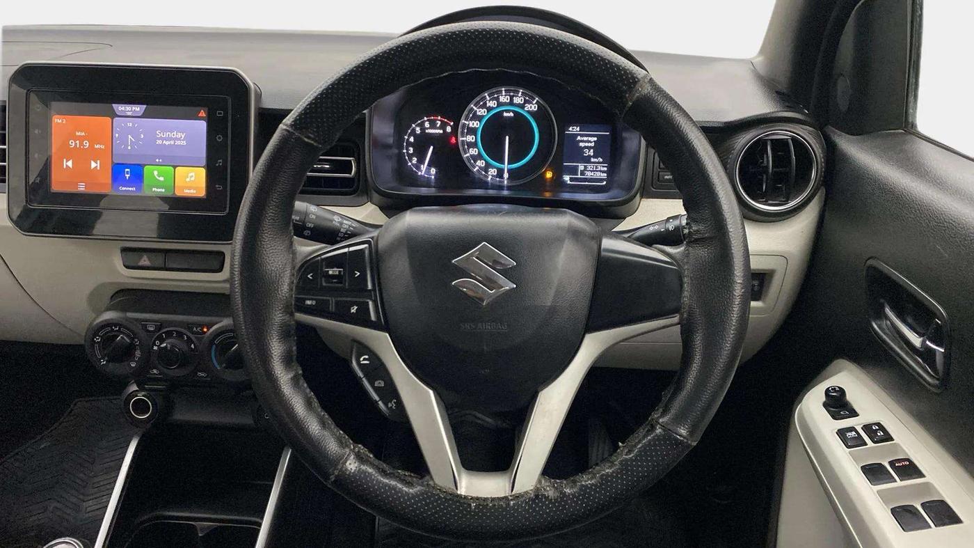 2021 Maruti IGNIS ZETA 1.2, Petrol, Manual, 78,556 km, Steering Wheel Close Up