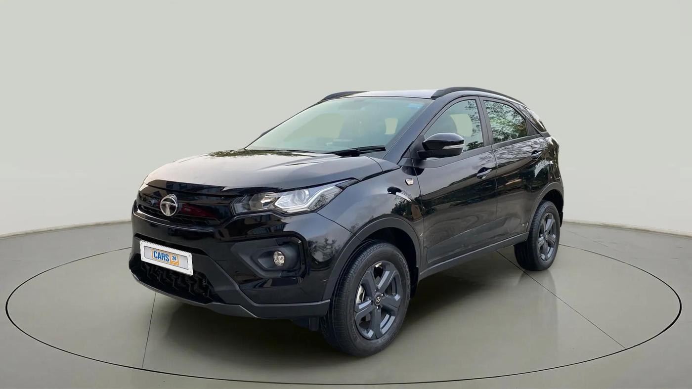 2023 Tata NEXON XZA PLUS PETROL DARK EDITION, Petrol, Automatic, 4,745 km, Left Front Diagonal