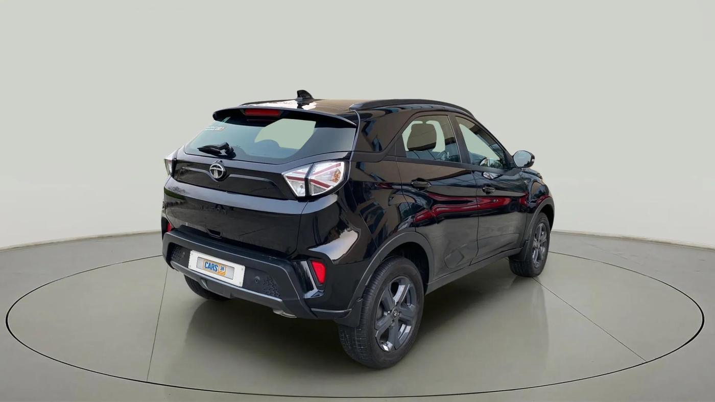 2023 Tata NEXON XZA PLUS PETROL DARK EDITION, Petrol, Automatic, 4,745 km, Right Back Diagonal