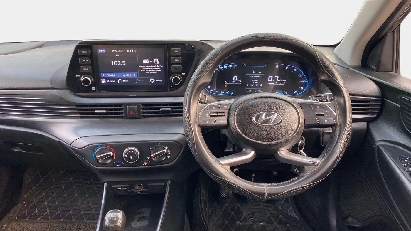 2021 Hyundai NEW I20 SPORTZ 1.2 MT, Petrol, Manual, 33,357 km, Steering Wheel Close Up