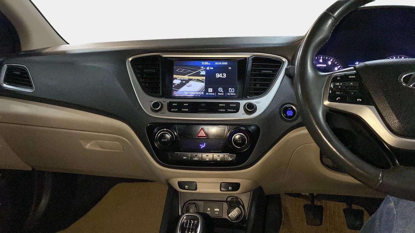 2019 Hyundai Verna 1.6 VTVT SX O, Petrol, Manual, 71,246 km, Air Conditioner