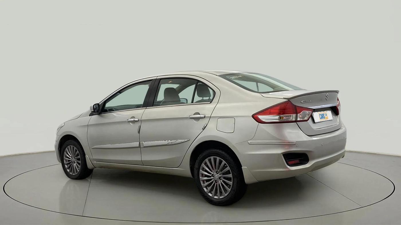 2017 Maruti Ciaz ALPHA 1.4 PETROL, Petrol, Manual, 83,587 km, Left Back Diagonal