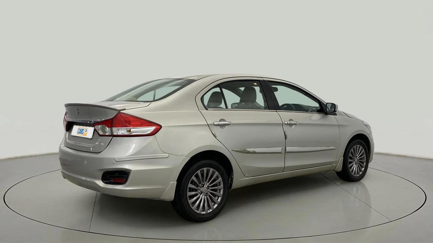 2017 Maruti Ciaz ALPHA 1.4 PETROL, Petrol, Manual, 83,587 km, Right Back Diagonal