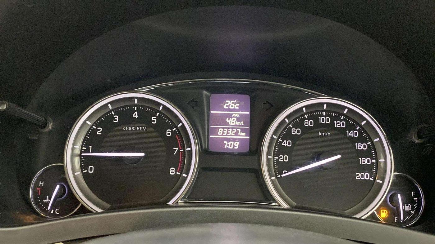 2017 Maruti Ciaz ALPHA 1.4 PETROL, Petrol, Manual, 83,587 km, Odometer Image