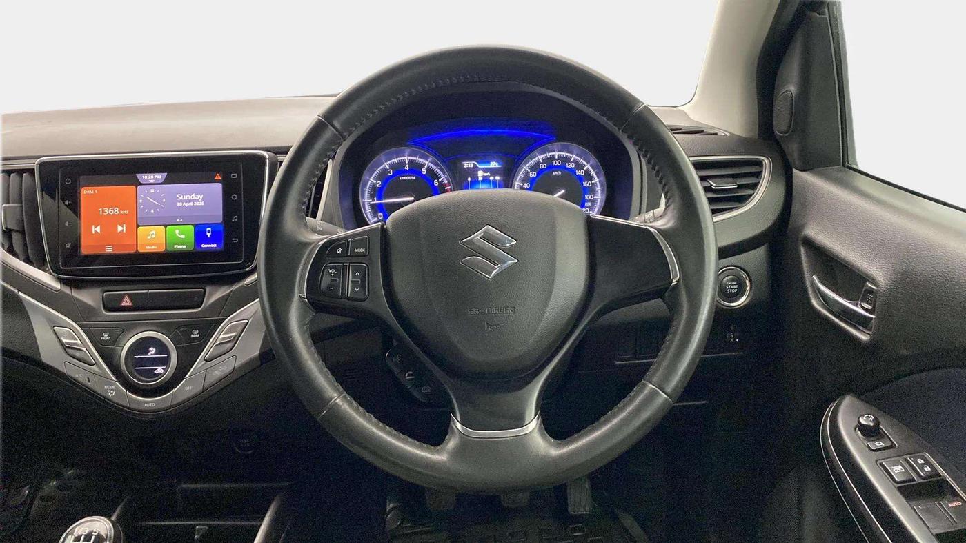 2019 Maruti Baleno ALPHA PETROL 1.2, Petrol, Manual, 37,630 km, Steering Wheel Close Up