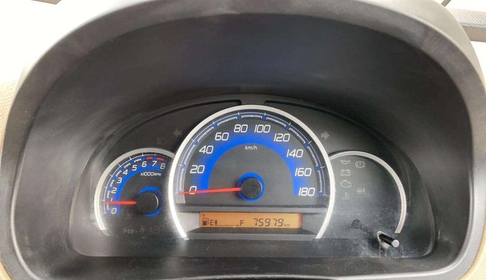 2017 Maruti Wagon R 1.0 VXI, Petrol, Manual, 75,971 km, Odometer Image