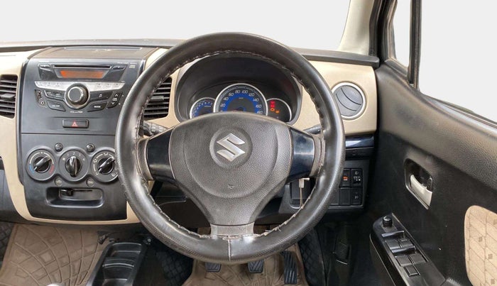 2017 Maruti Wagon R 1.0 VXI, Petrol, Manual, 75,971 km, Steering Wheel Close Up
