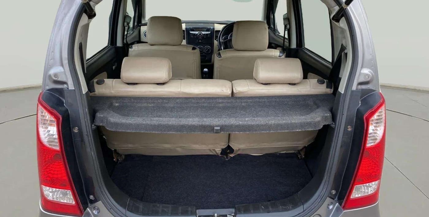 2017 Maruti Wagon R 1.0 VXI, Petrol, Manual, 75,971 km, Boot Inside