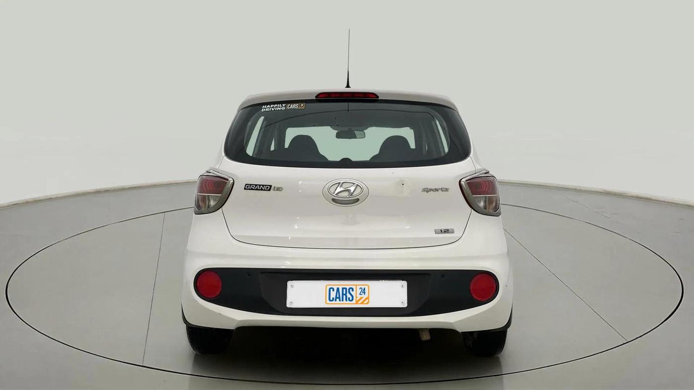 2017 Hyundai Grand i10 SPORTZ 1.2 KAPPA VTVT, CNG, Manual, 89,043 km, Back/Rear