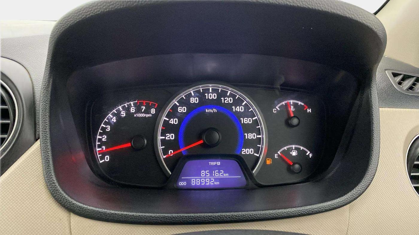 2017 Hyundai Grand i10 SPORTZ 1.2 KAPPA VTVT, CNG, Manual, 89,043 km, Odometer Image