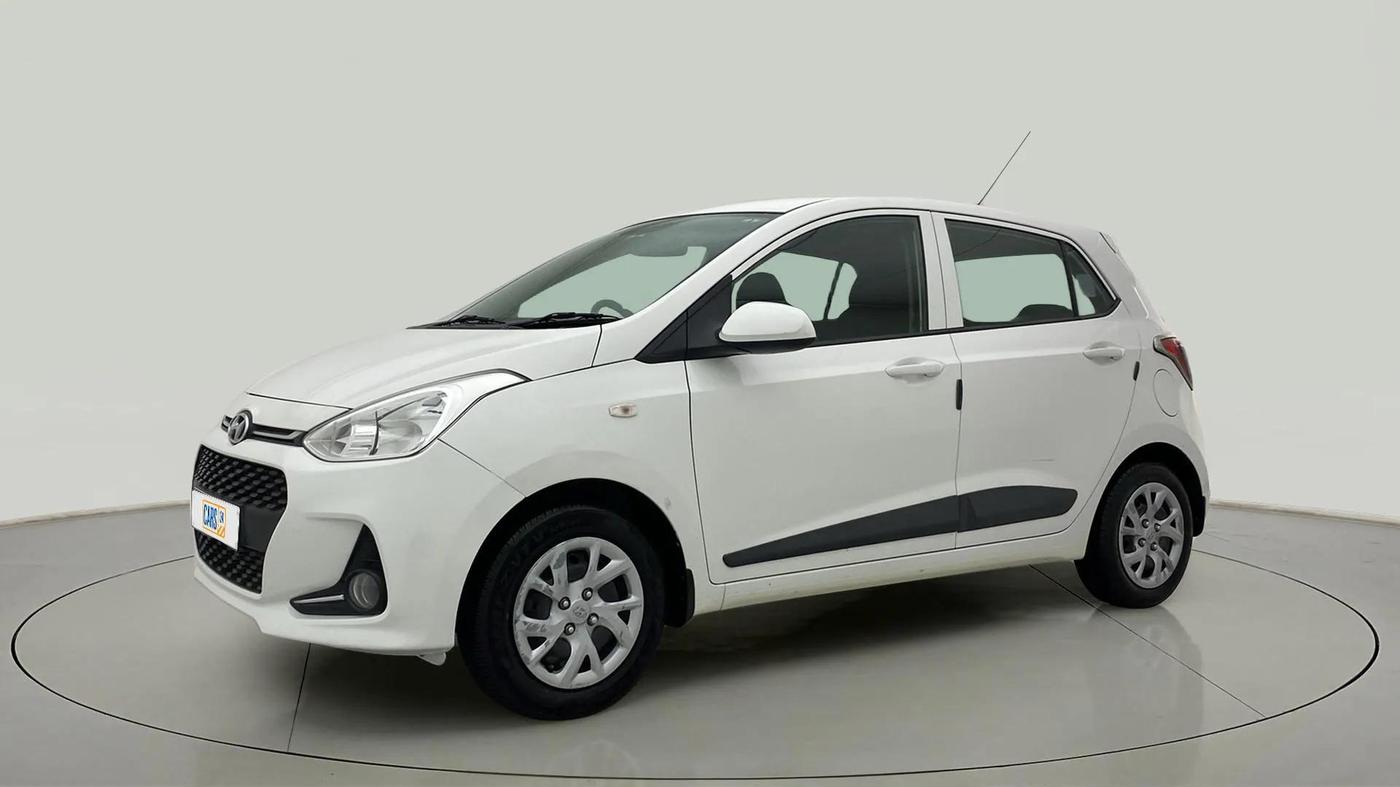 2017 Hyundai Grand i10 SPORTZ 1.2 KAPPA VTVT, CNG, Manual, 89,043 km, Left Front Diagonal