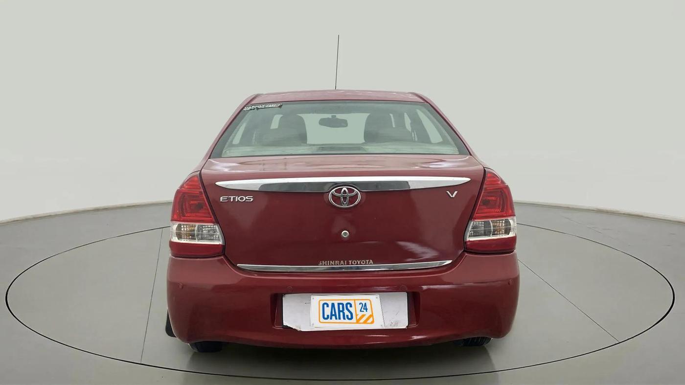 2014 Toyota Etios V, Petrol, Manual, 73,091 km, Back/Rear
