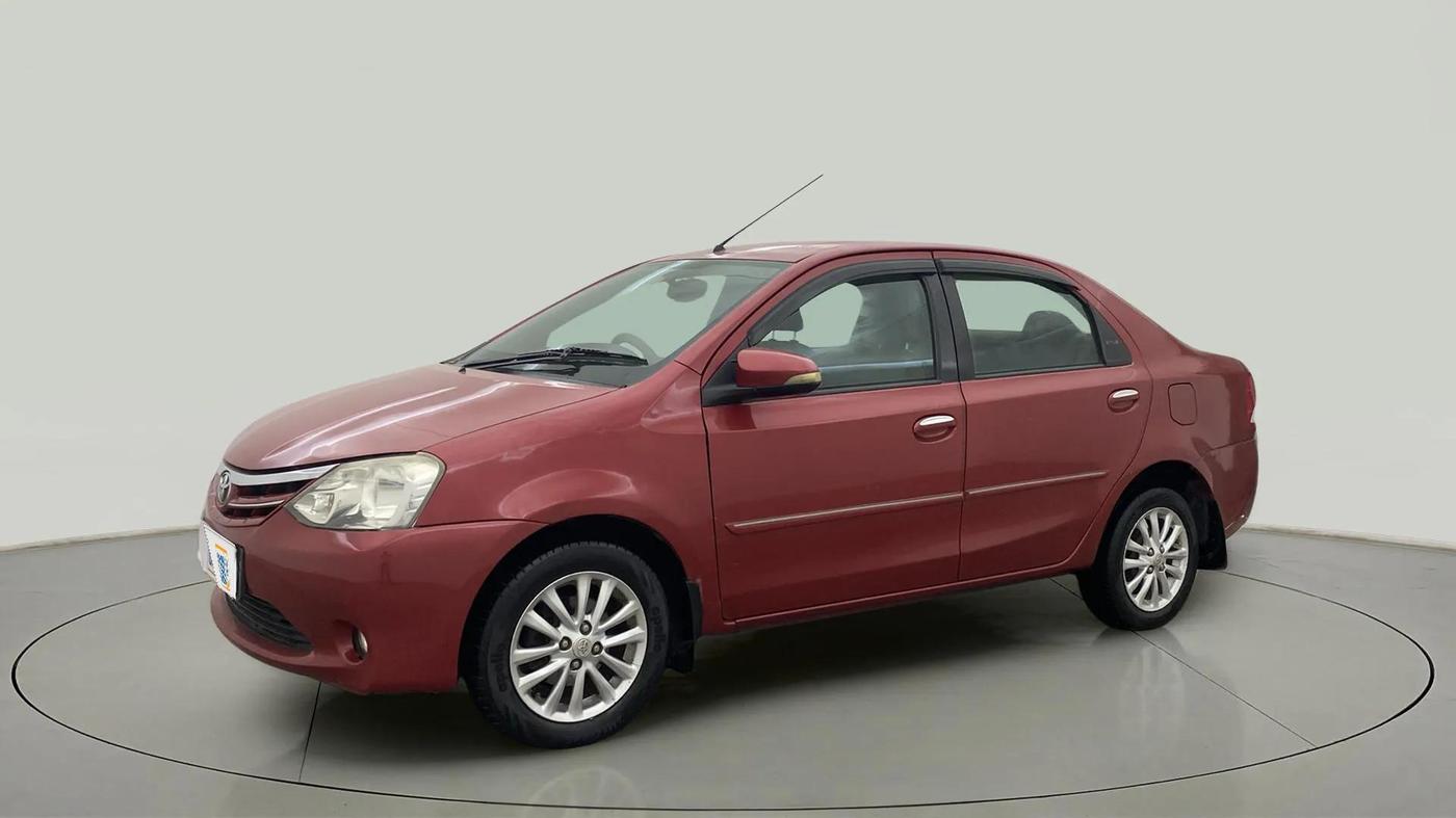 2014 Toyota Etios V, Petrol, Manual, 73,091 km, Left Front Diagonal