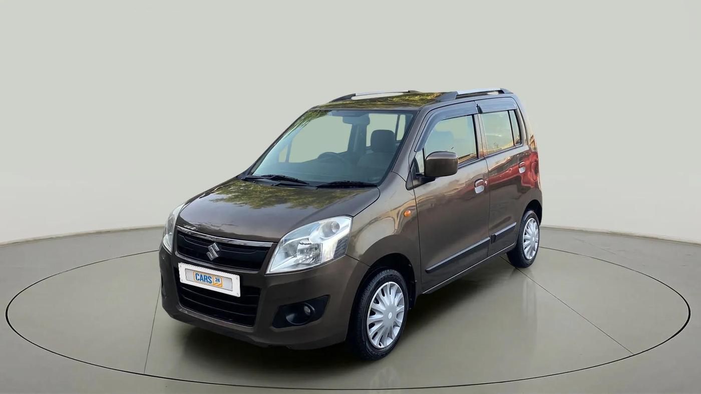 2015 Maruti Wagon R 1.0 VXI, Petrol, Manual, 82,614 km, Left Front Diagonal