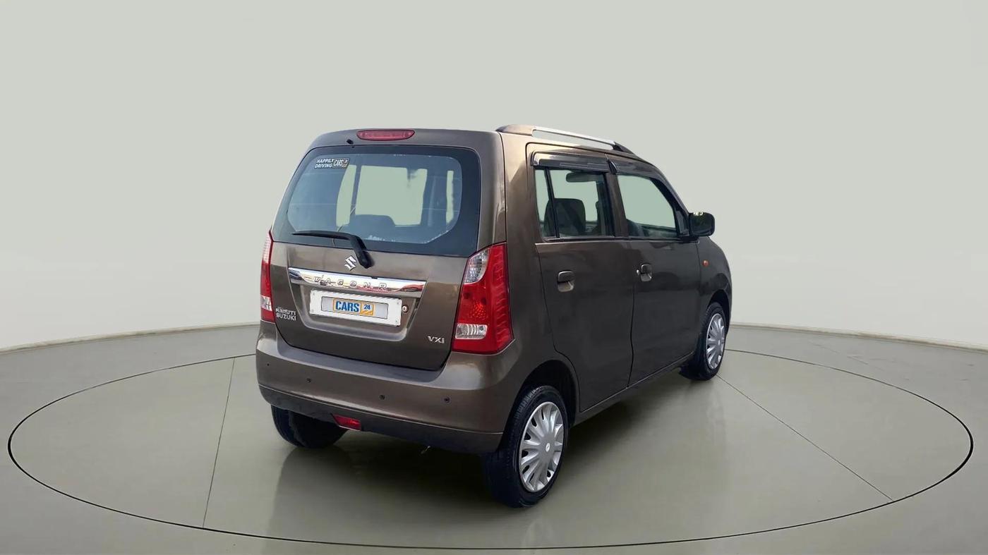 2015 Maruti Wagon R 1.0 VXI, Petrol, Manual, 82,614 km, Right Back Diagonal