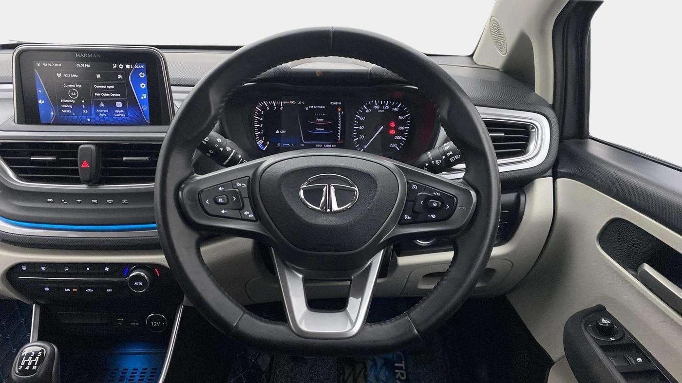 2023 Tata ALTROZ XZ Plus Sunroof i-Turbo , Petrol, Manual, 12,985 km, Steering Wheel Close Up