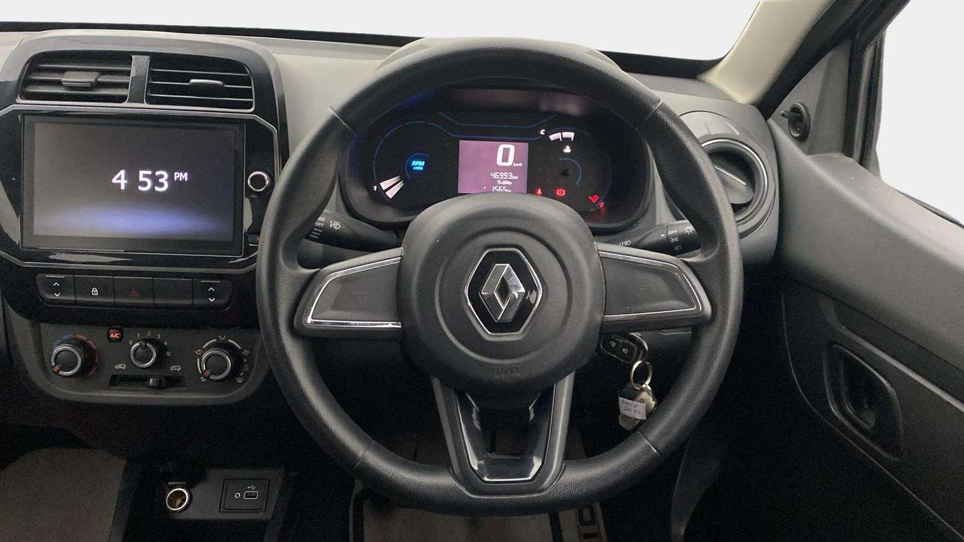 2021 Renault Kwid RXT 1.0 (O), Petrol, Manual, 47,176 km, Steering Wheel Close Up