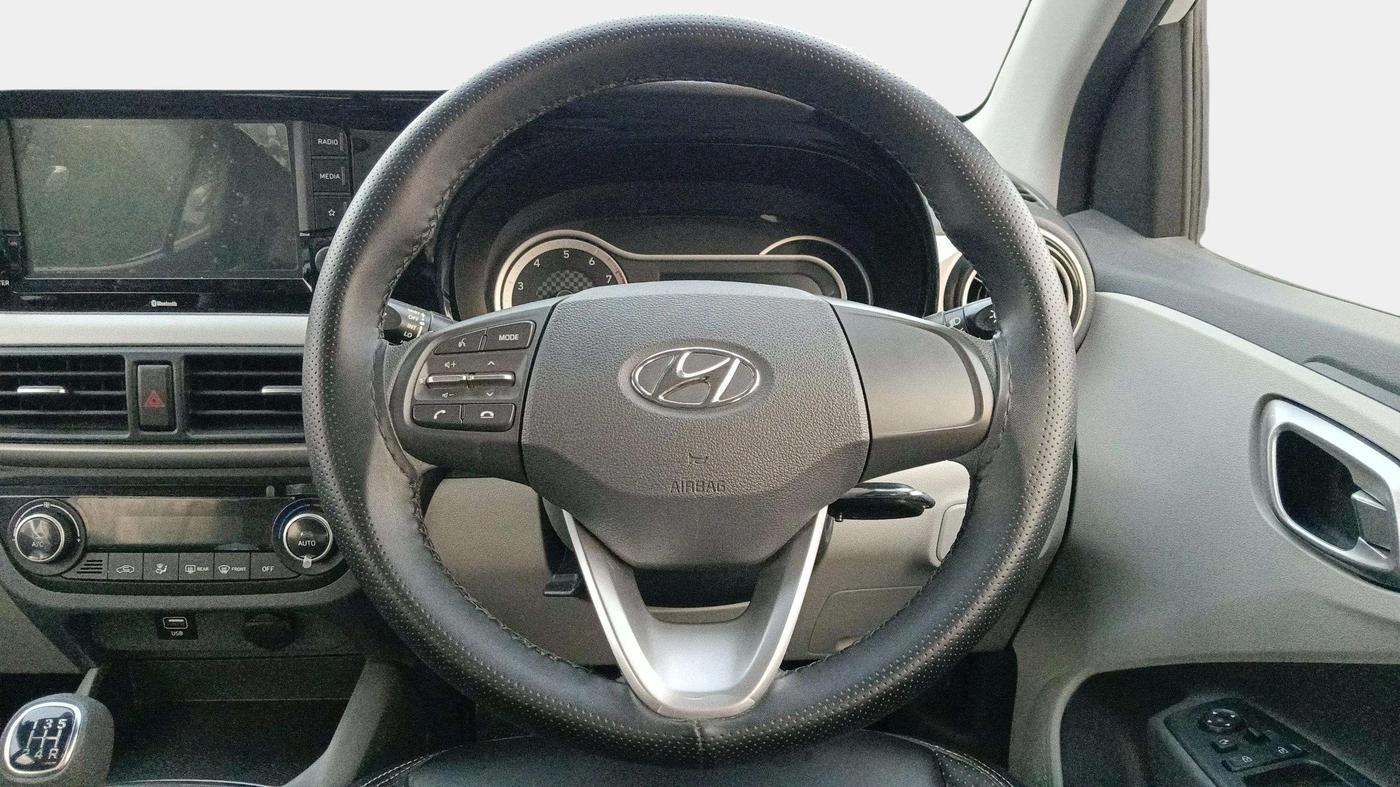 2022 Hyundai GRAND I10 NIOS SPORTZ 1.2 KAPPA VTVT, Petrol, Manual, 10,202 km, Steering Wheel Close Up