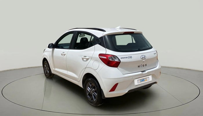 2023 Hyundai GRAND I10 NIOS SPORTZ AMT 1.2 KAPPA VTVT, Petrol, Automatic, 28,571 km, Left Back Diagonal
