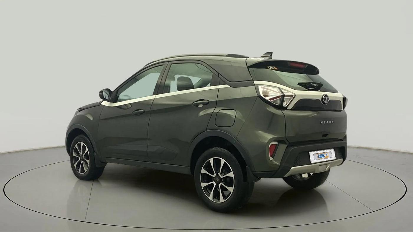 2020 Tata NEXON XZ PLUS DIESEL SUNROOF, Diesel, Manual, 75,669 km, Left Back Diagonal