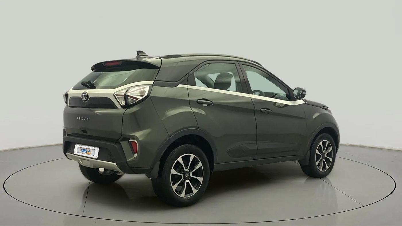2020 Tata NEXON XZ PLUS DIESEL SUNROOF, Diesel, Manual, 75,669 km, Right Back Diagonal