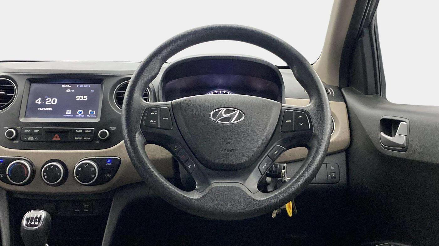 2018 Hyundai Grand i10 SPORTZ 1.2 KAPPA VTVT, Petrol, Manual, 25,679 km, Steering Wheel Close Up