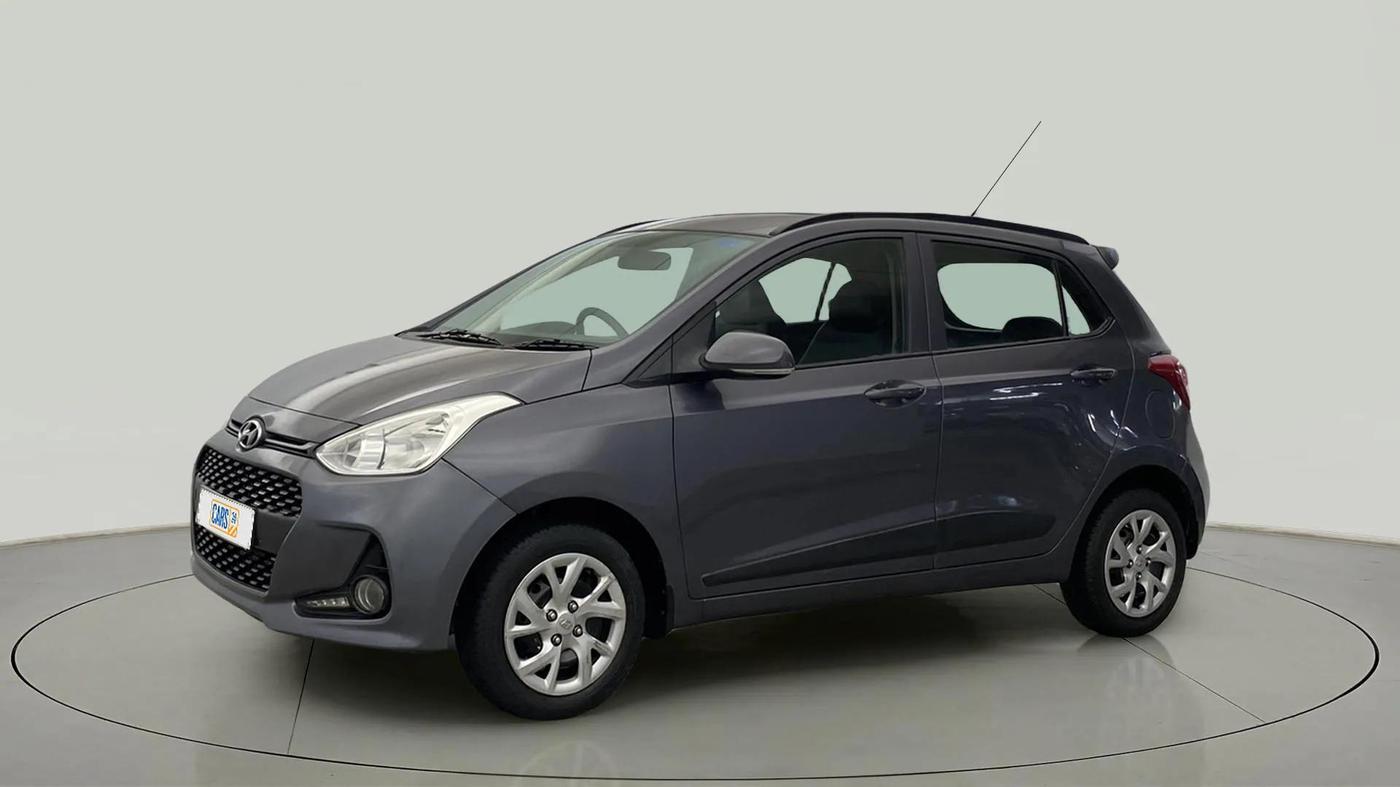 2018 Hyundai Grand i10 SPORTZ 1.2 KAPPA VTVT, Petrol, Manual, 25,679 km, Left Front Diagonal