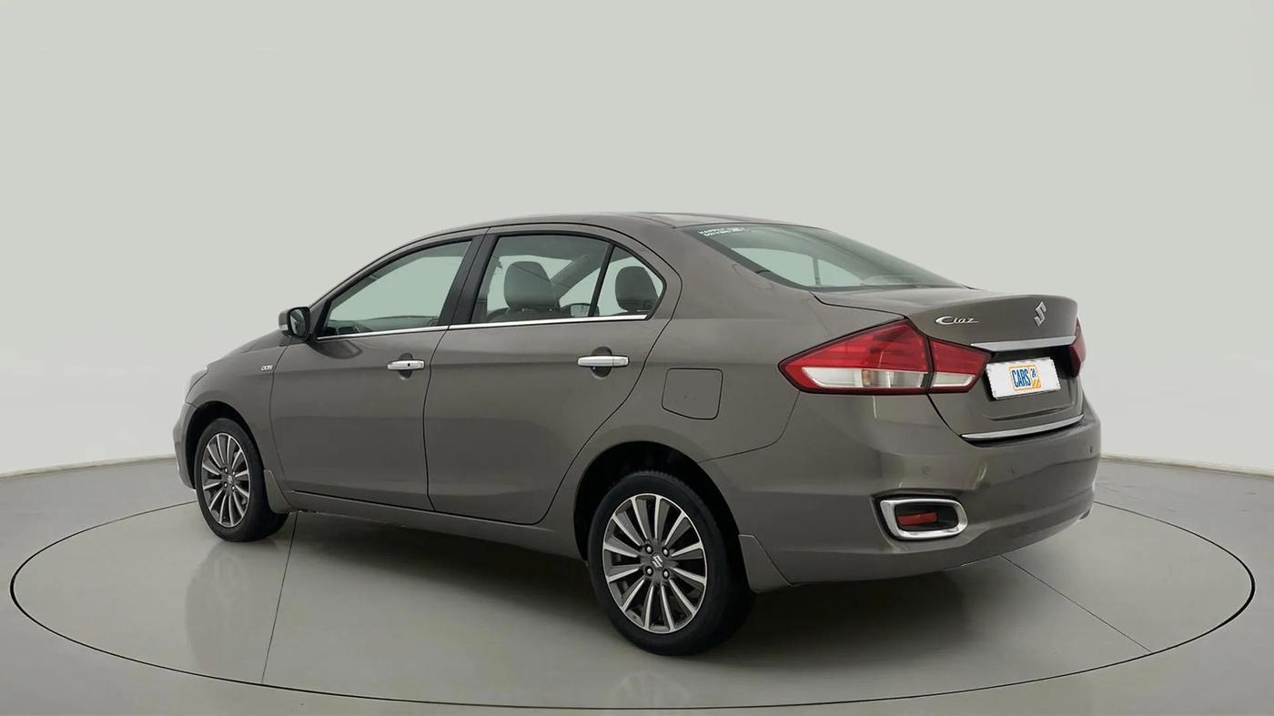 2019 Maruti Ciaz ALPHA DIESEL 1.5, Diesel, Manual, 86,180 km, Left Back Diagonal